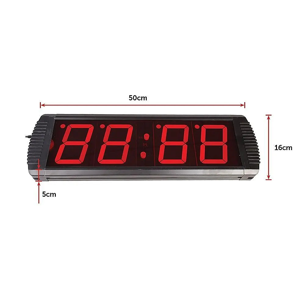 Digital Timer Interval Fitness Clock with LED Display for Home Gym Workouts - Image 9
