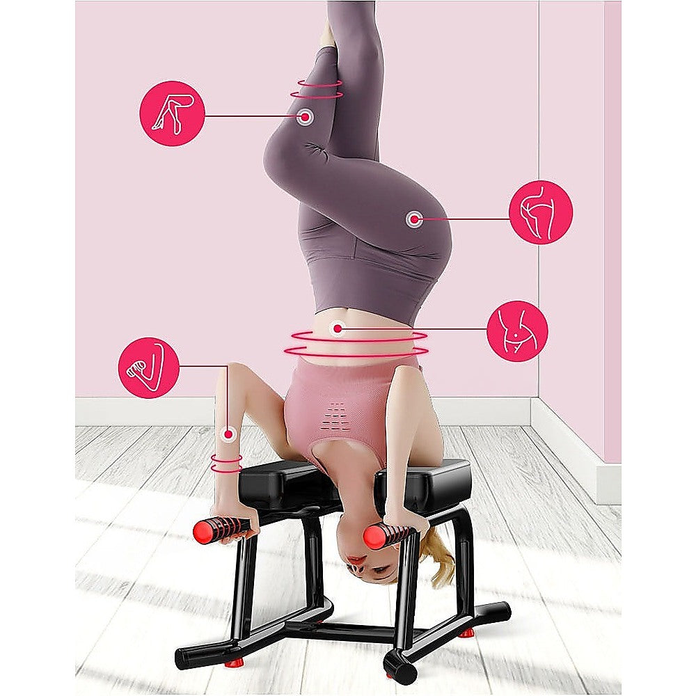 Headstand Yoga Bench with Padded Support for Inversion Training - Image 5