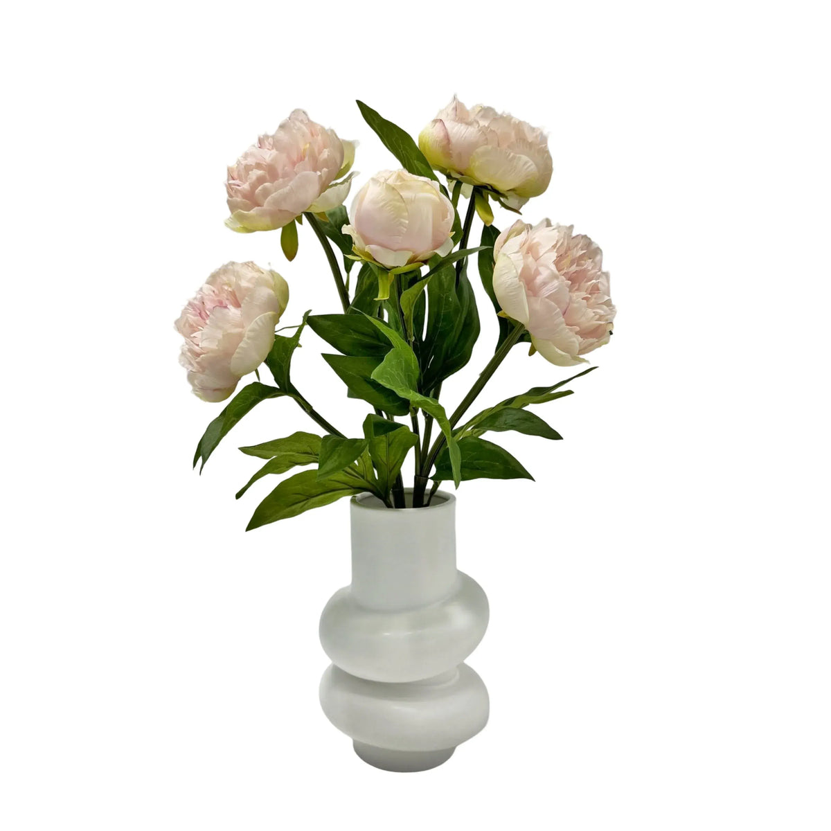 Artificial Peony in Ceramic Pot 49cm