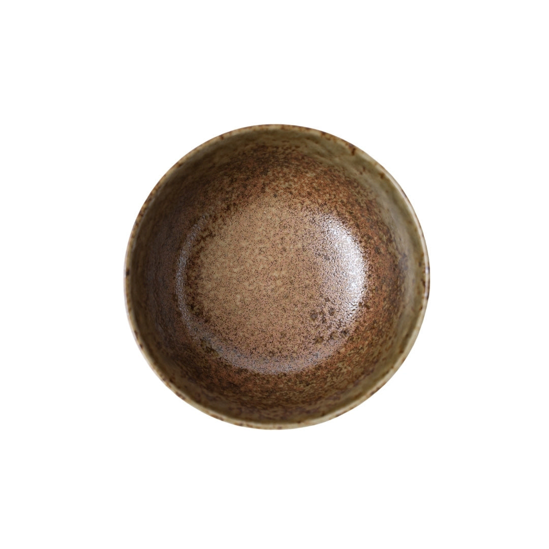 Udon Bowl Fluted 17cm Chestnut Glaze - Image 4