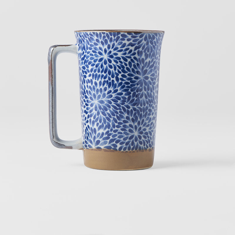 Mug with handle 400ml Chrysanthemum Design - Image 3
