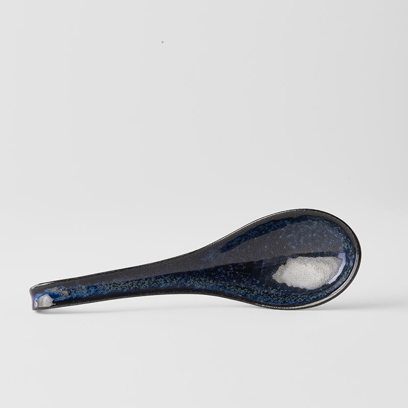 Spoon 17.5cm Kanso Indigo Blue Glaze - Image 3
