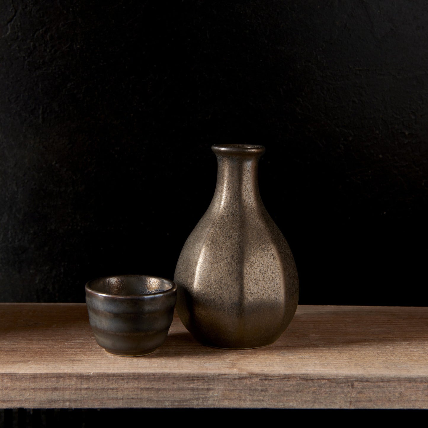Sake Jug 275ml Kin Copper Glaze - Image 4