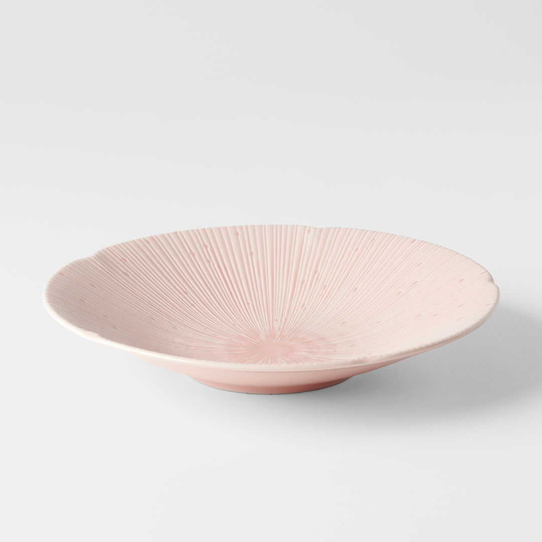 Pasta Bowl 22.5cm Ice Pink Glaze - Image 5