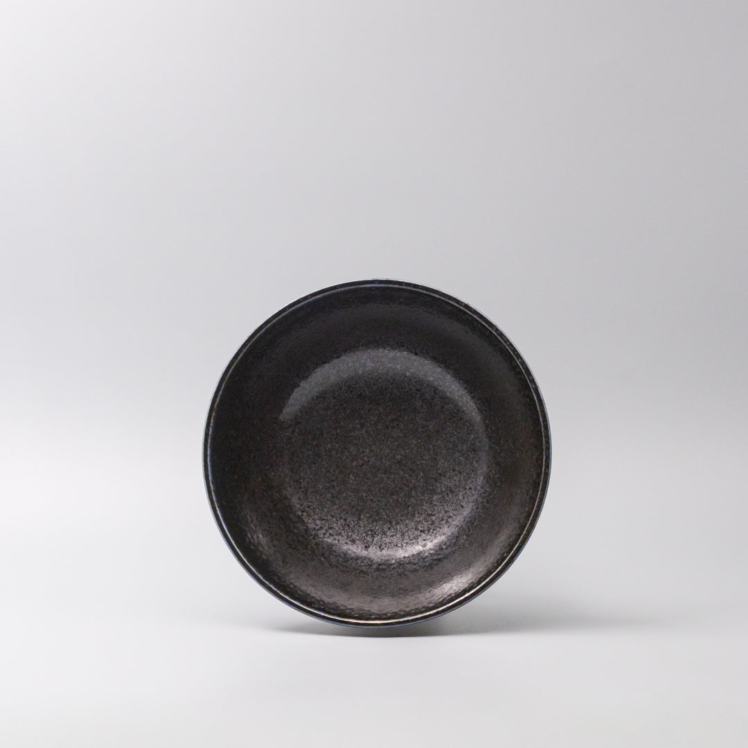Udon Bowl Fluted 21cm Midnight Pearl Glaze - Image 4