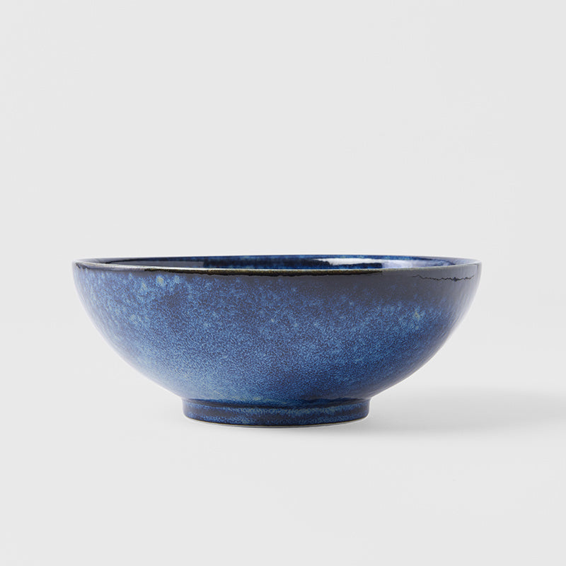 Ramen Bowl 21.5cm Kanso Indigo Blue Glaze - Image 5