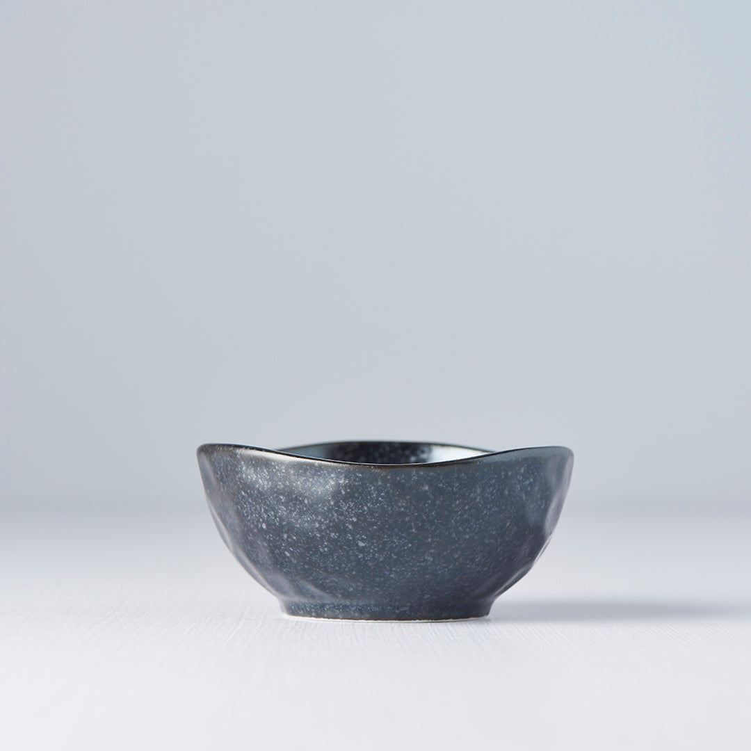 Sauce Dish Organic 9cm Kanso Matt Black Glaze - Image 4
