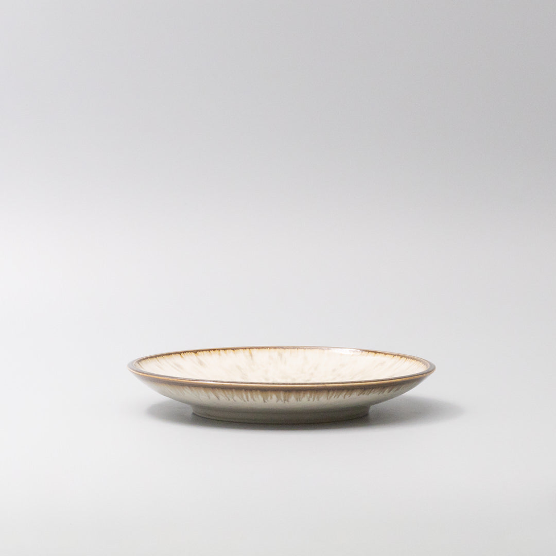 Side Plate 19cm Ivory Pearl Glaze - Image 4