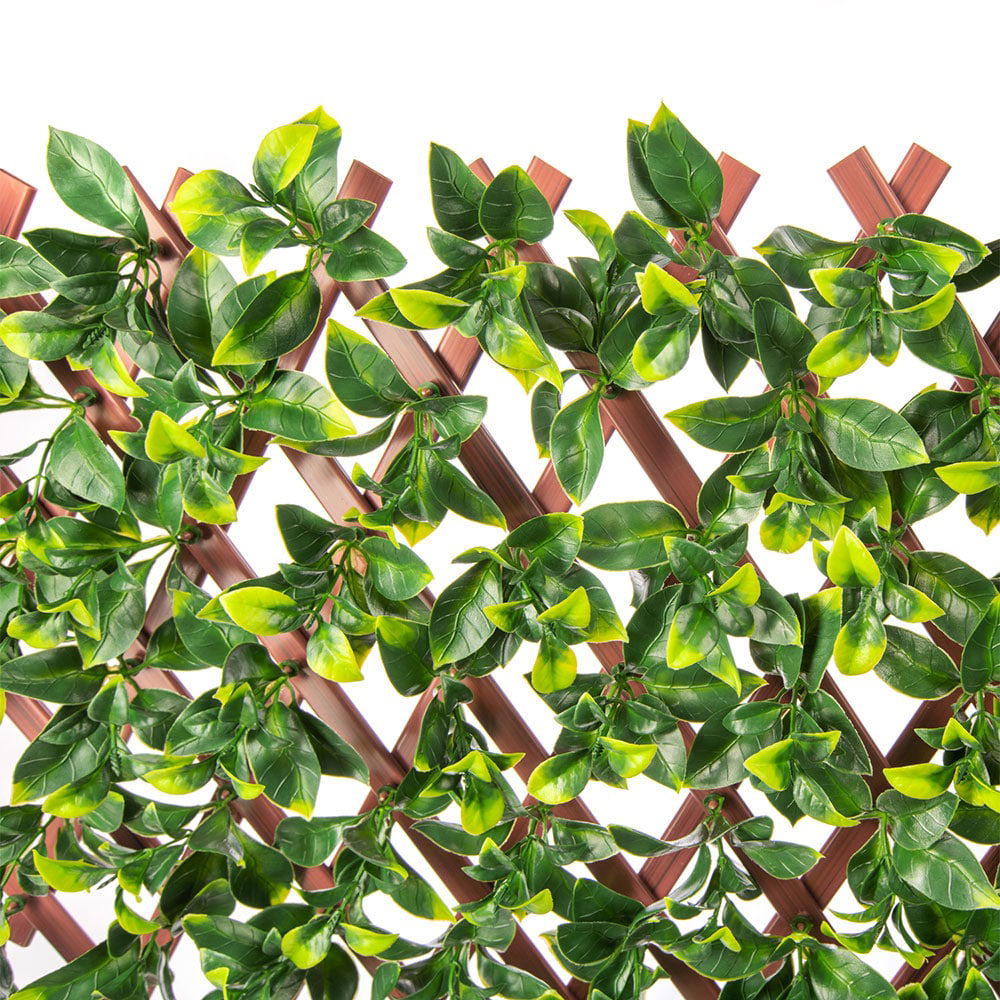 Premium Jasmine Artificial Hedge Extendable Trellis / Screen 2 Meter By 1 Meter UV Resistant (PVC) - Image 5