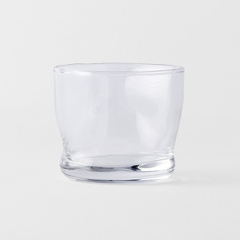 Glass Sake Cup 80ml Fluid Design - Image 4