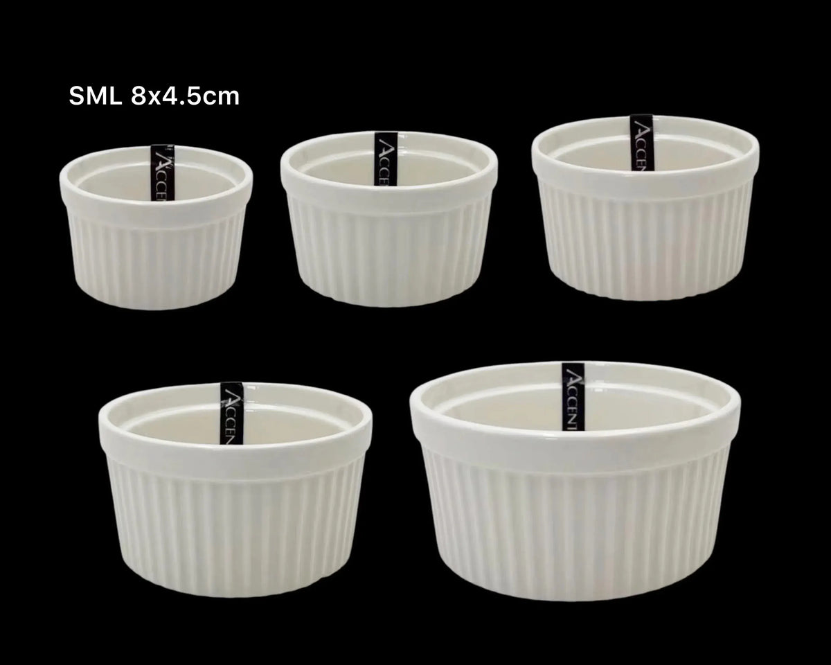 bulk 48 Small New Bone China Ramekln 8x4cm