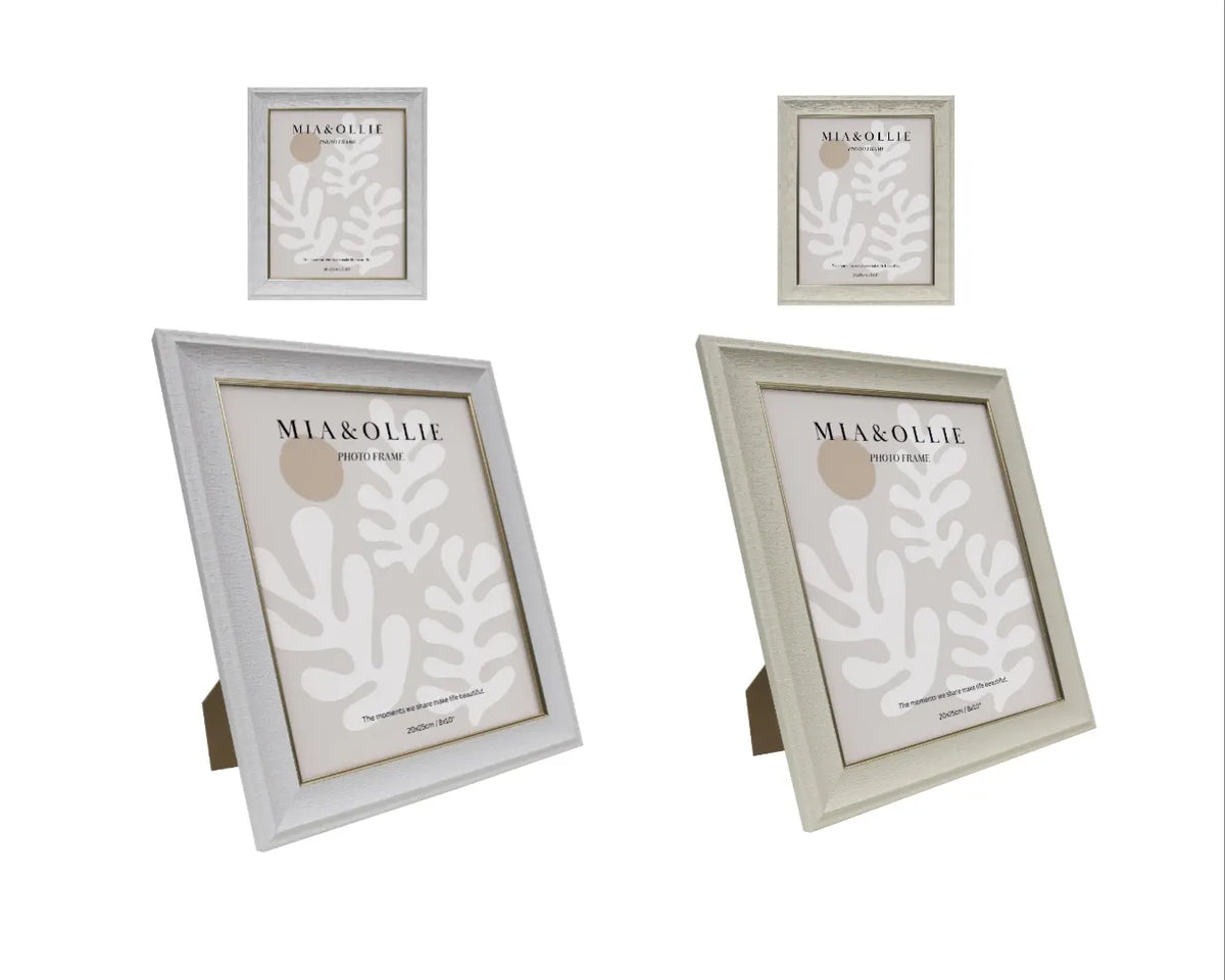 Set 2 Photo Frame Sara '8x10in' Assort 25cm