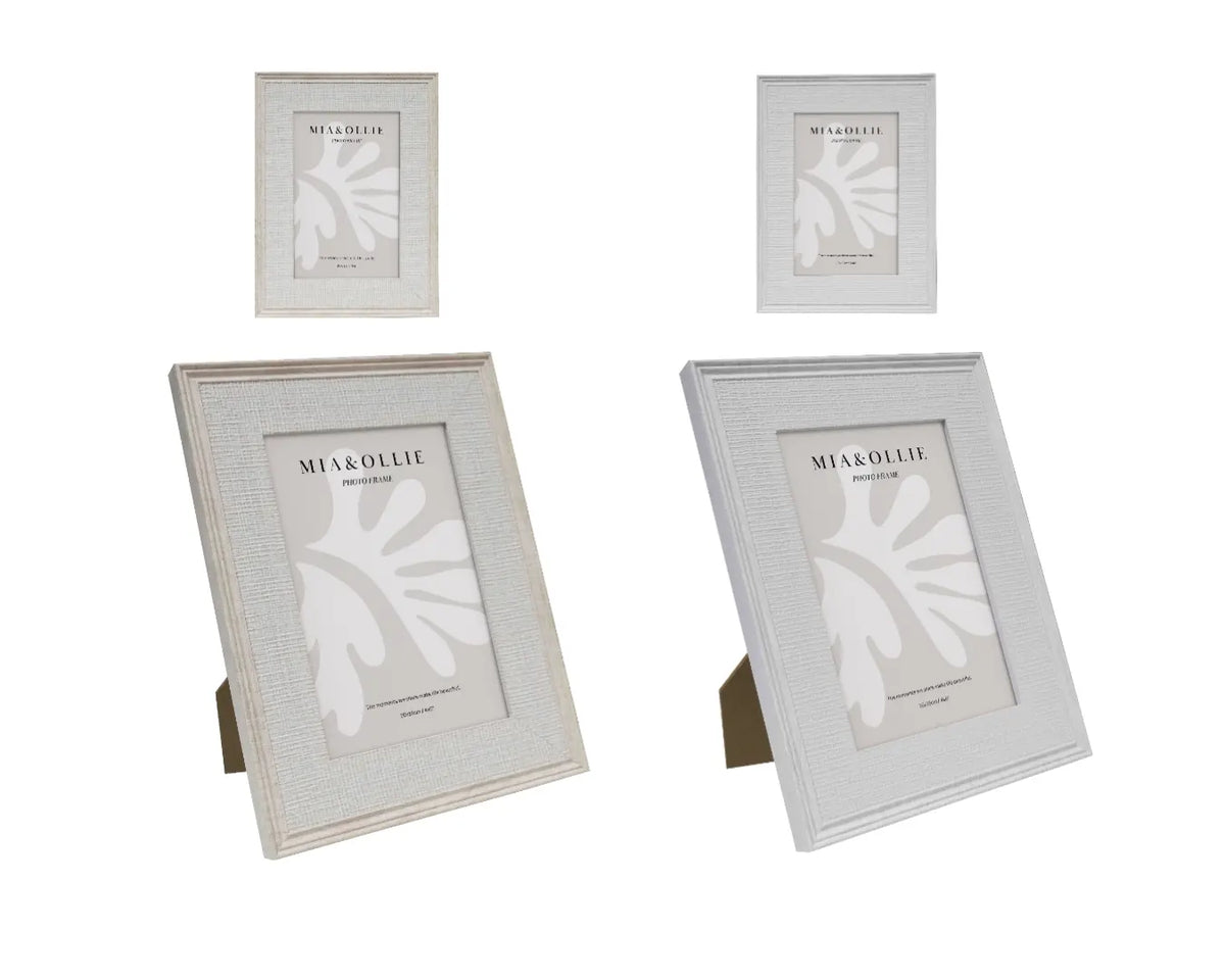 Set 2 Photo Frame Bella '4x6in' Assort 15cm