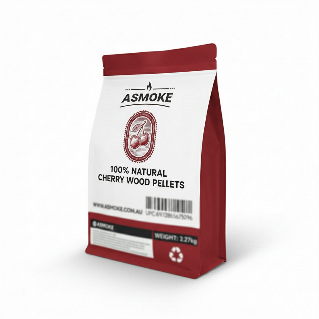 ASMOKE 100% Natural Cherry Wood BBQ Pellets (2.27kg) - Premium Fruit Hardwood for Smoker Grills & Cold Smoking - Image 8