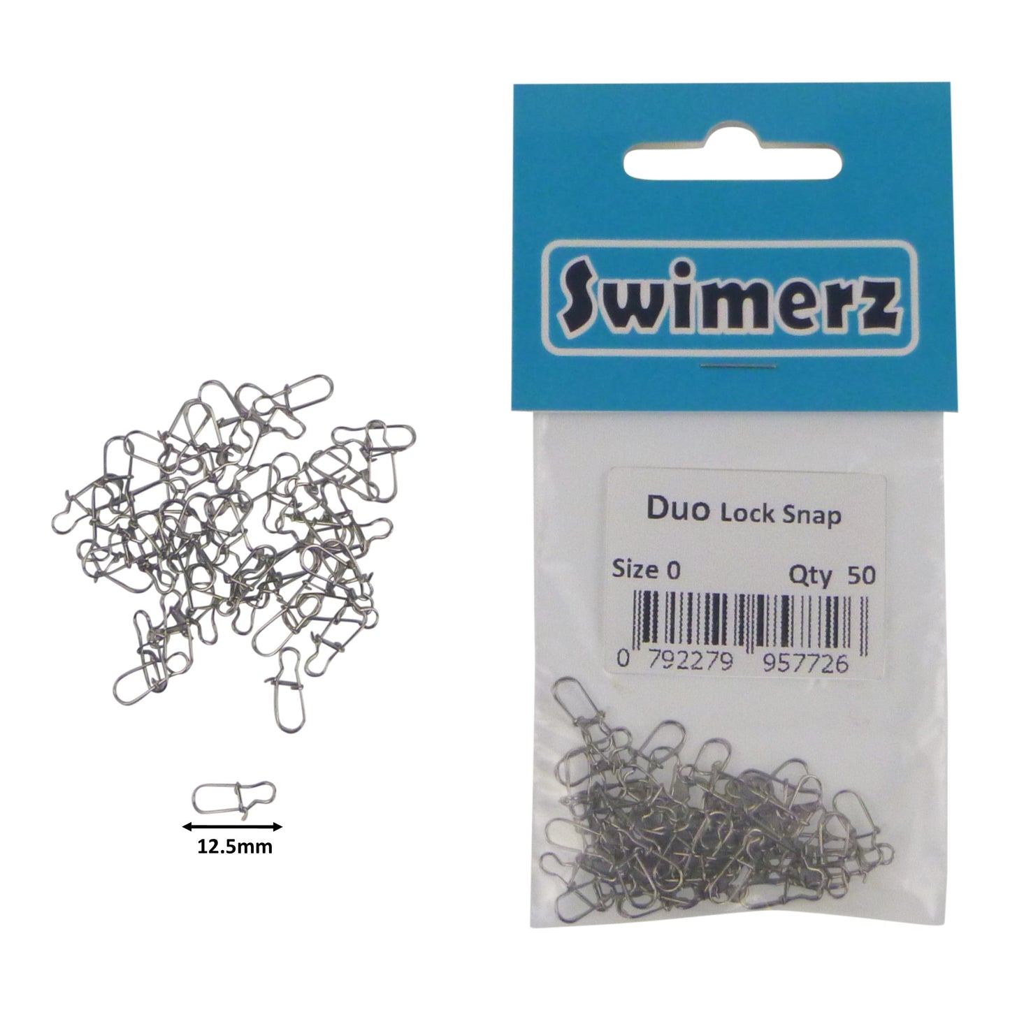 Swimerz Duo Lock Snaps Size 0. Pack 50 pack - Image 2