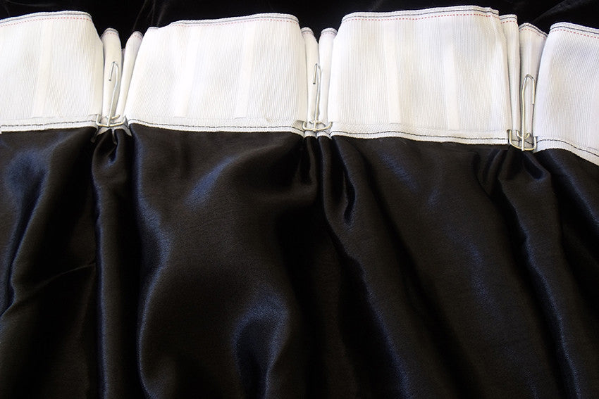 Long Large Thick Black Velvet Curtains 580x270cm+full liner,Blockout,Pinch Pleat - Image 9