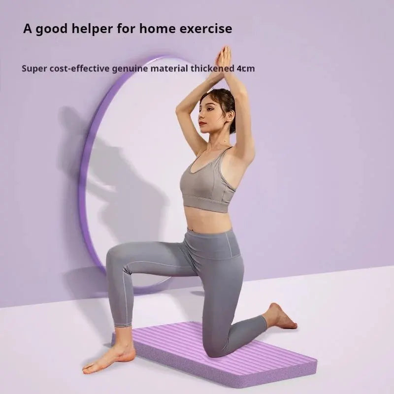 4CM Ultra-Thick NBR Yoga Fitness Support Pad Purple - Image 8