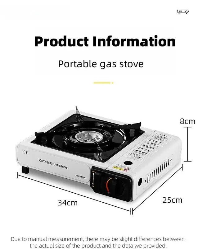 Portable Camping Cartridge Stove White - Image 5