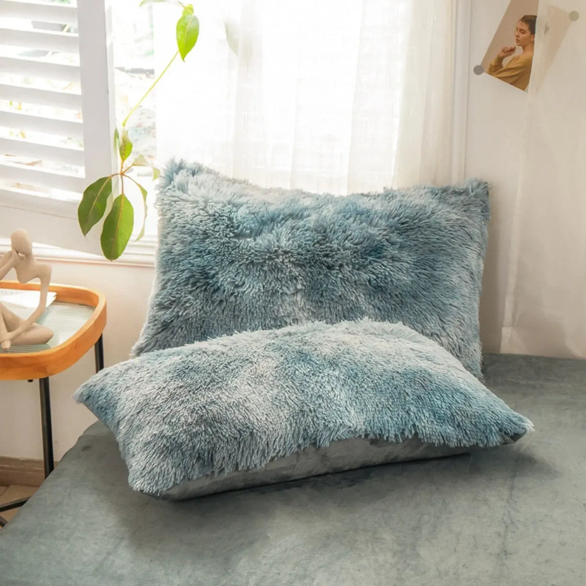 Grey Lucerne Botanical Quilt / Doona / Duvet Cover set - Image 7