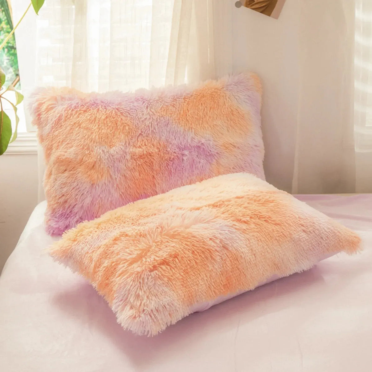 Peach Lilac Cloud Plush Quilt / Doona / Duvet Cover set - Image 7
