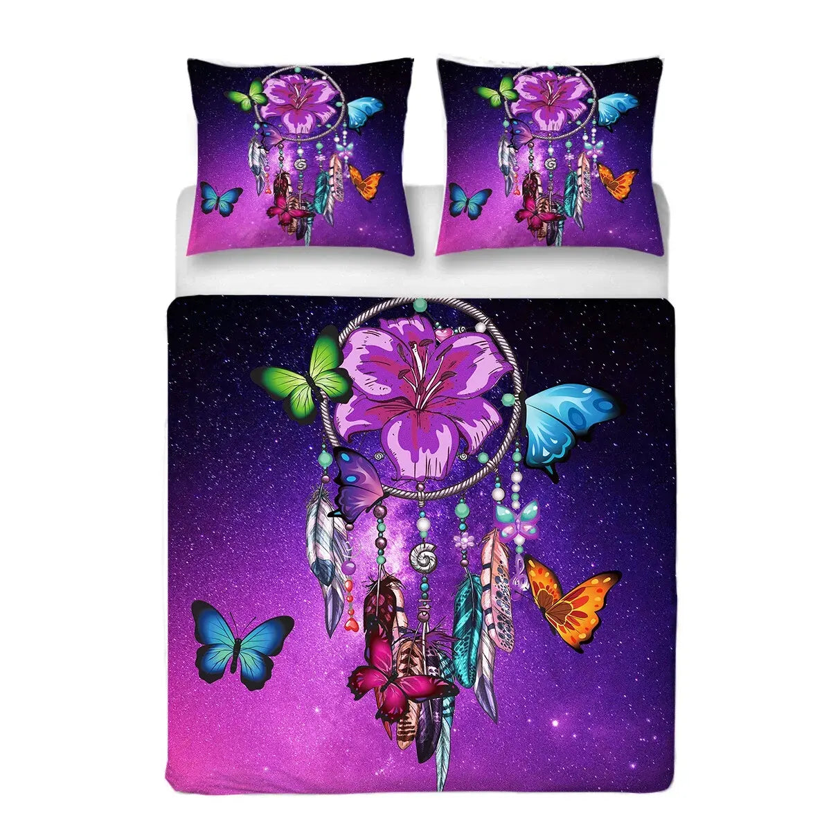 Stripe Violette Heritage Quilt / Doona / Duvet Cover set - Image 4