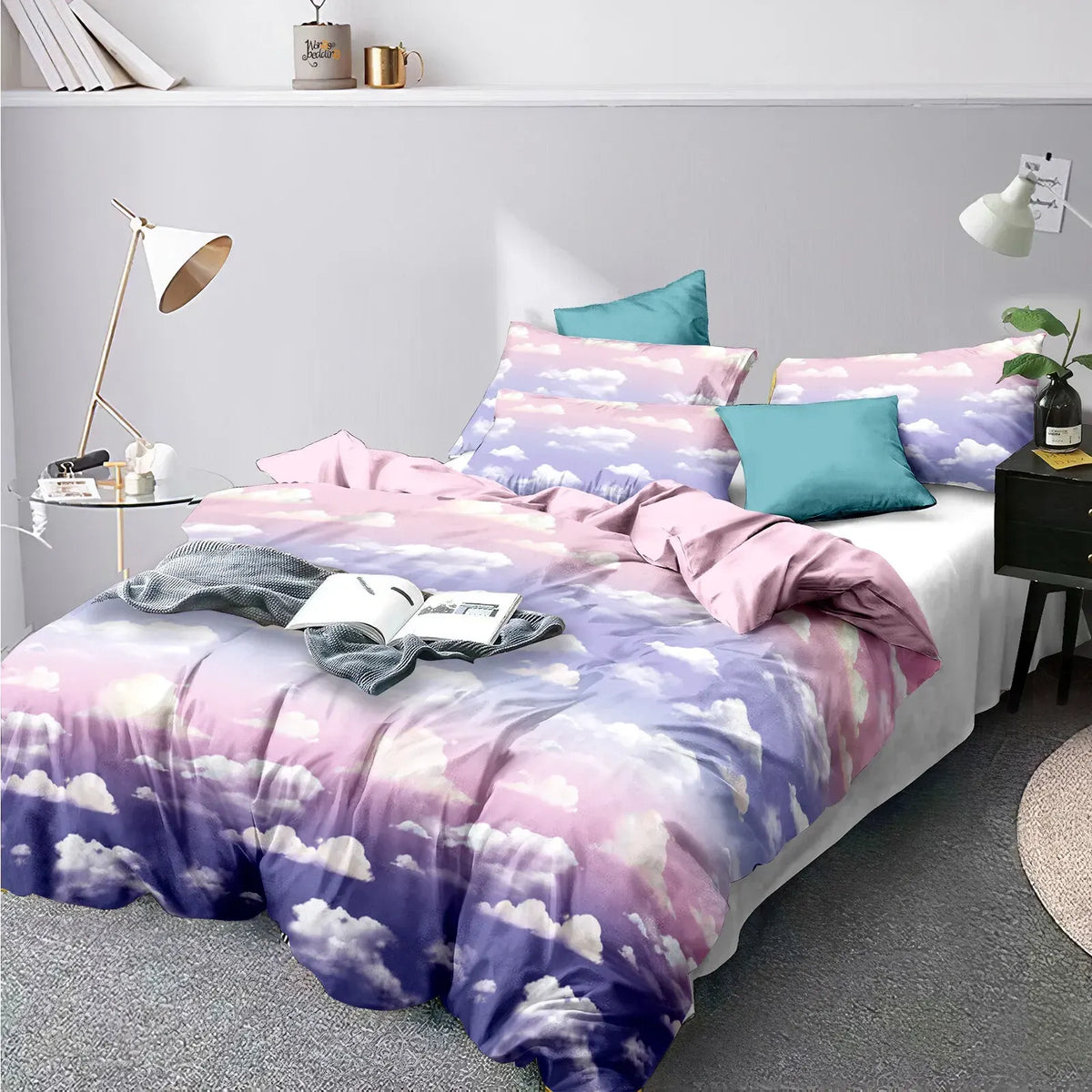 Harmony Montreux Serenity Quilt / Doona / Duvet Cover set - Image 6