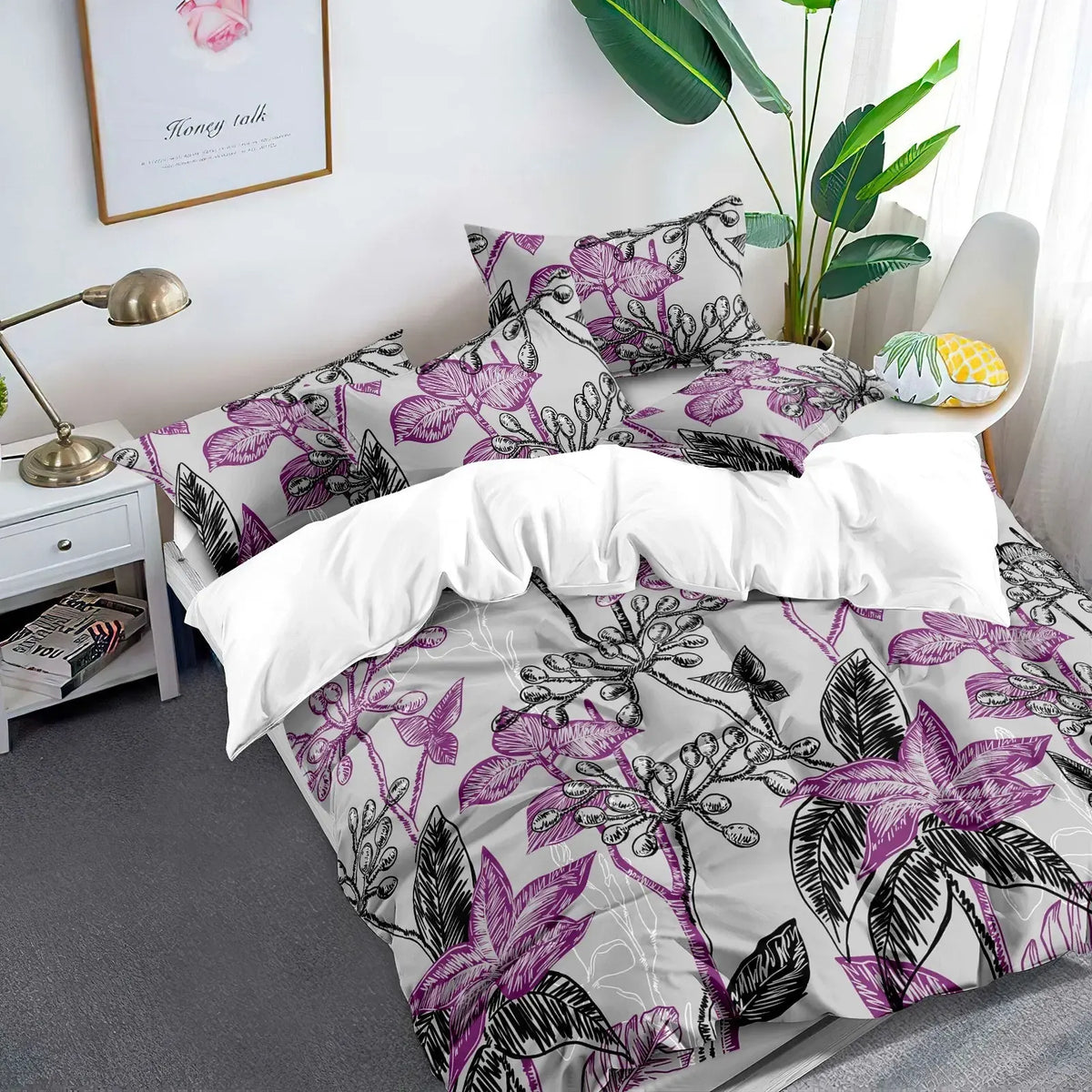 Bloom Calais Eden Quilt / Doona / Duvet Cover set - Image 9