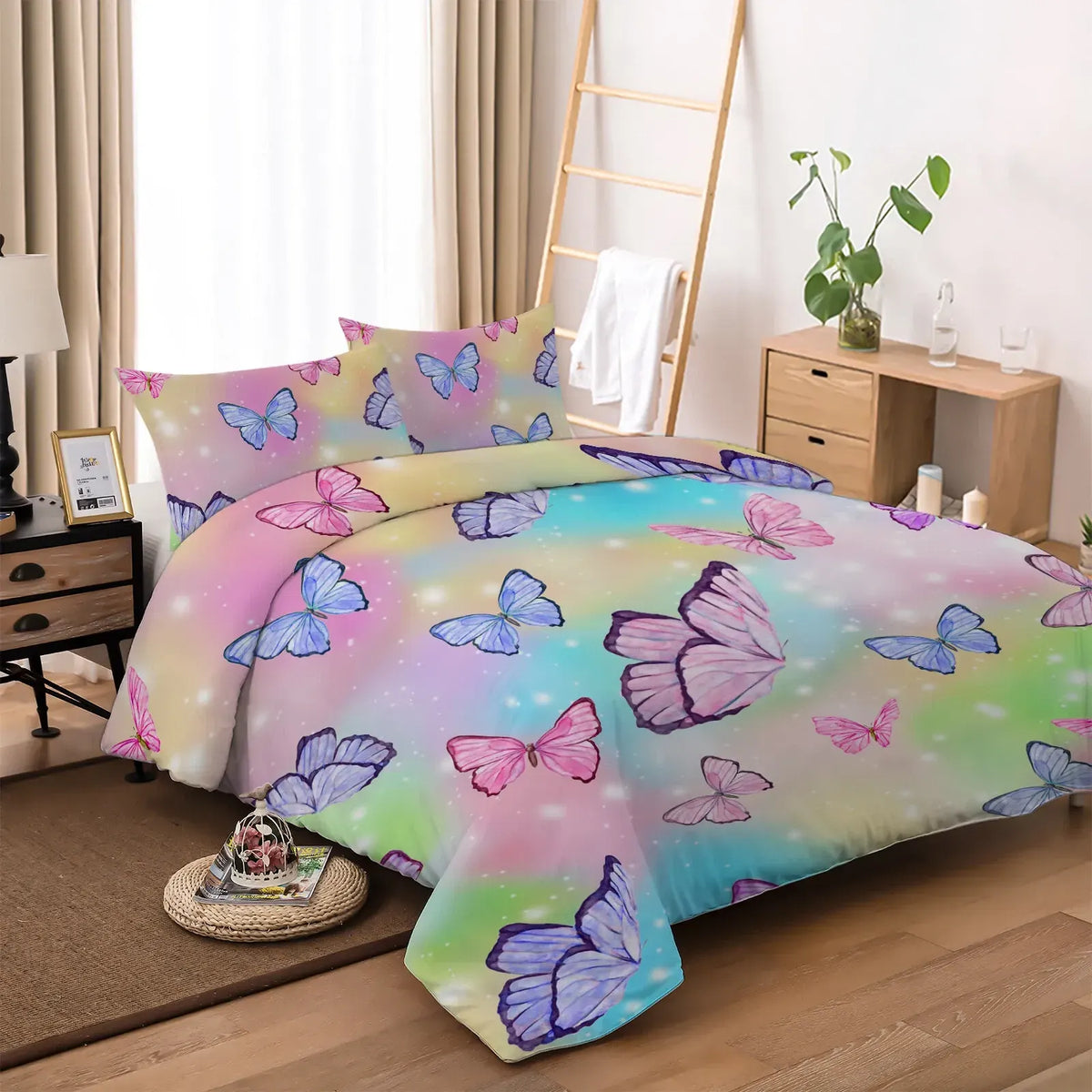 Butterfly Bellagio Leaf Quilt / Doona / Duvet Cover set - Image 5