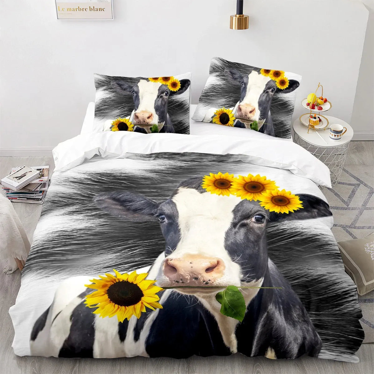 Bouquet Solenne Bloomscape Quilt / Doona / Duvet Cover set - Image 9