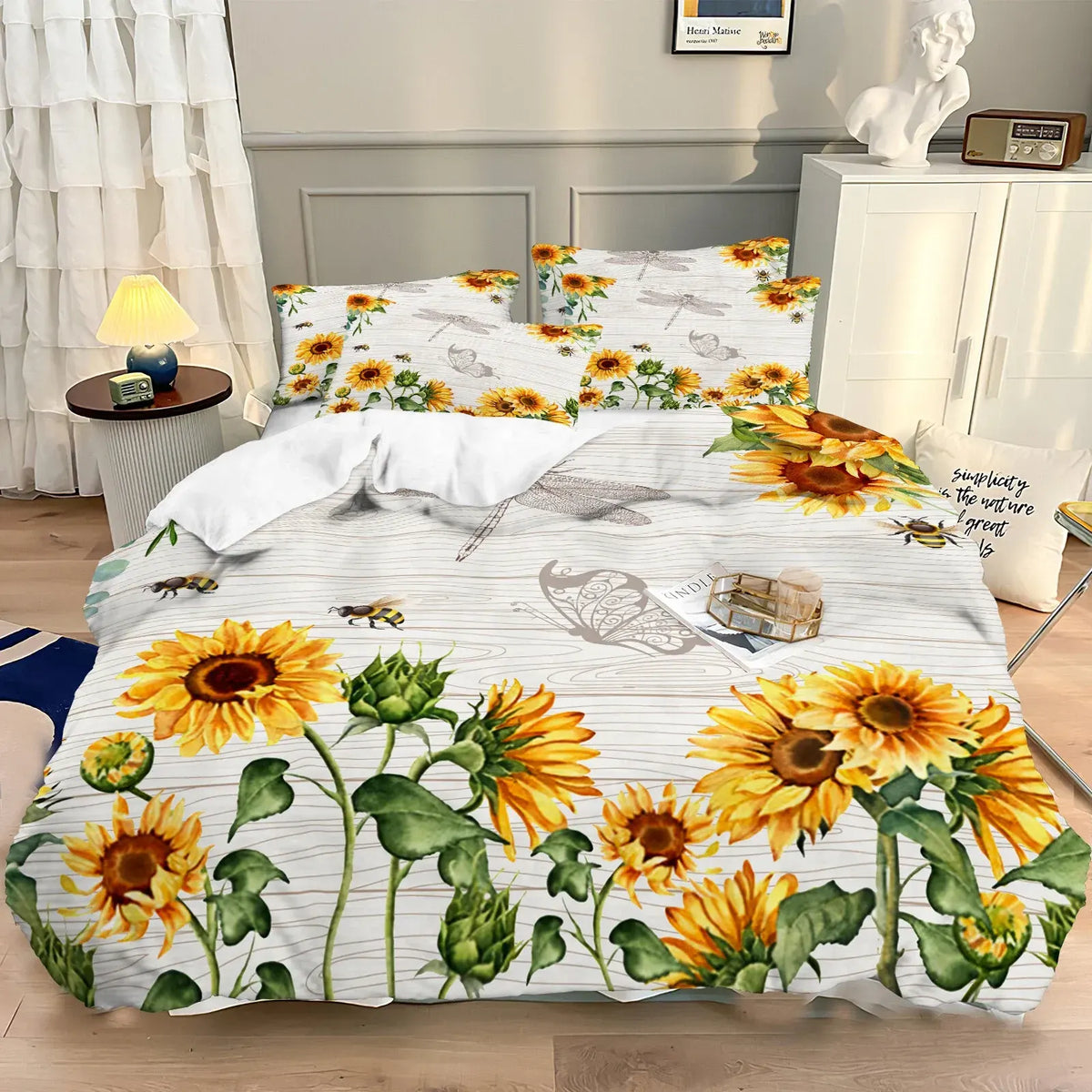 New Sabine Marigold Quilt / Doona / Duvet Cover set - Image 9