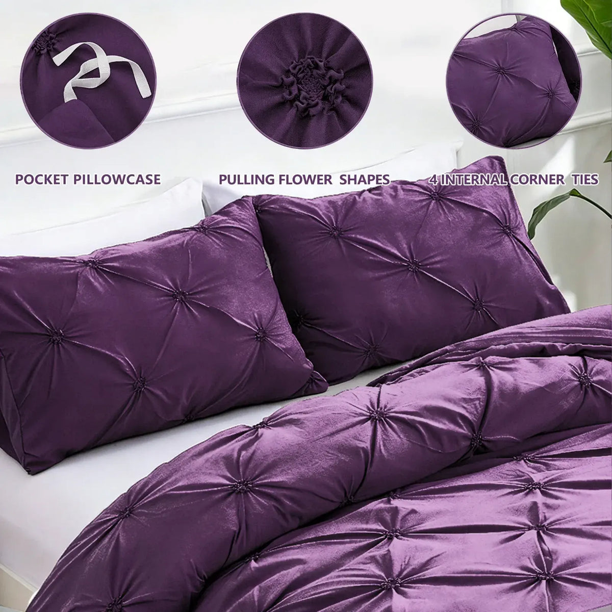 Purple Celeste Dream Quilt / Doona / Duvet Cover set - Image 8
