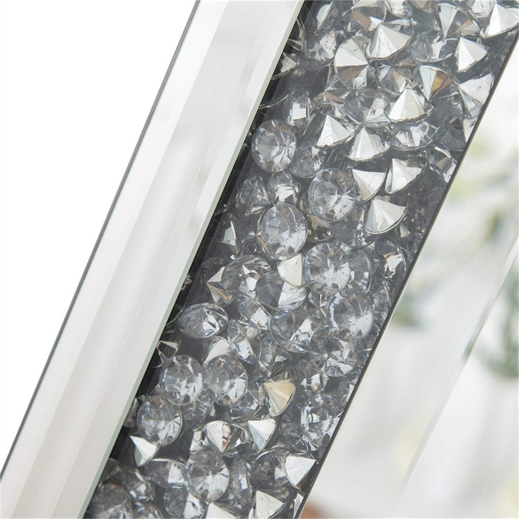 Xxxl Large Gorgeous Diamond Wall Mirror Crushed Crystal Long Full Length Mirror - Image 6