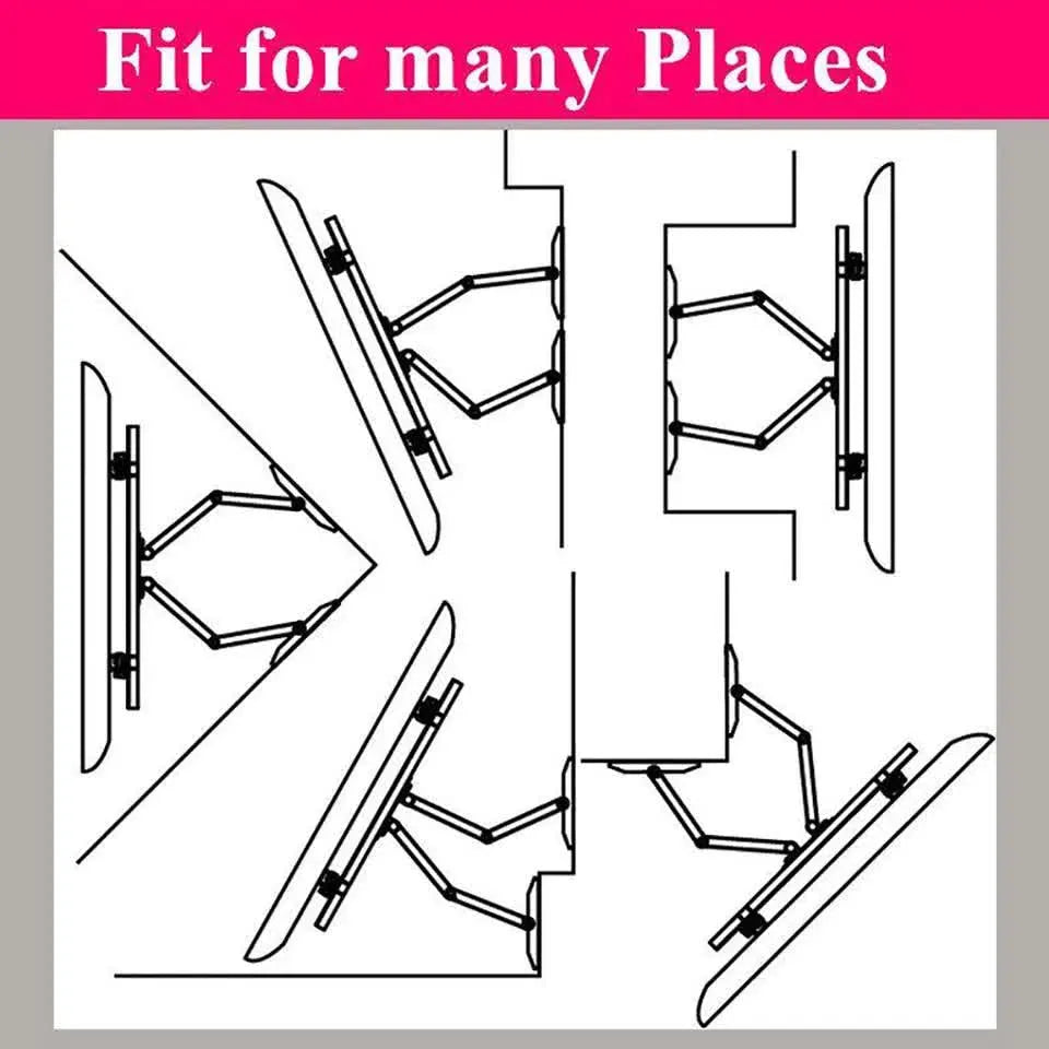 32"-65" Heavy Duty Wall Corner Tv Mount Articulating Premium Swing Arm Bracket - Image 8