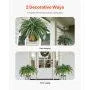 Large Hanging Artificial Boston Fern, 37-41 in Natural Spread, Sunlight-Resistant Faux Plant with 80 Branches & Flowerpot, Wall Decor for Home, Office & Outdoor - Image 5