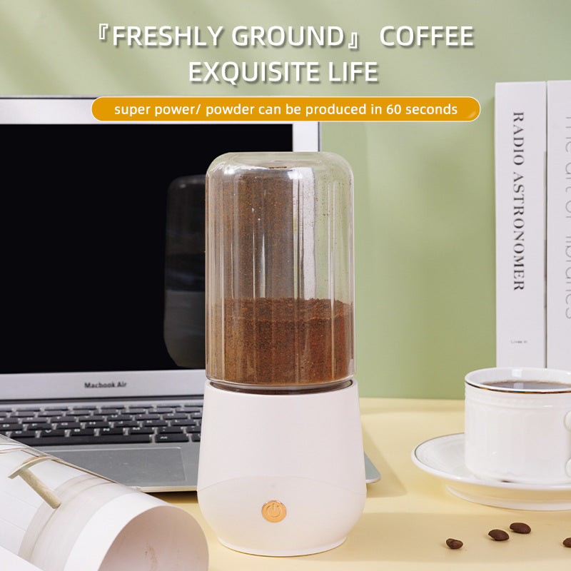 Light Green Compact Portable Blender - USB Rechargeable Mini Juicer Cup with 4 Blades - Image 4