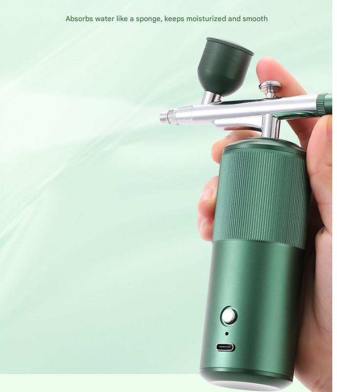 Pink Portable Oxygen Infusion Airbrush - Facial Mist Sprayer for Hydration & Skincare - Image 3