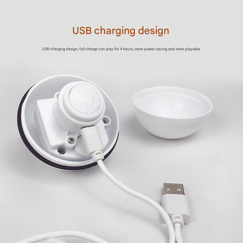 Smart USB Rechargeable Pet Interactive Rolling Ball(Gray) - Image 6