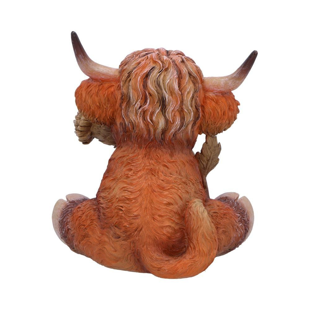 Cute Scottish Highland Cow Resin Statue - Nordic Home Decor Gift - Image 3