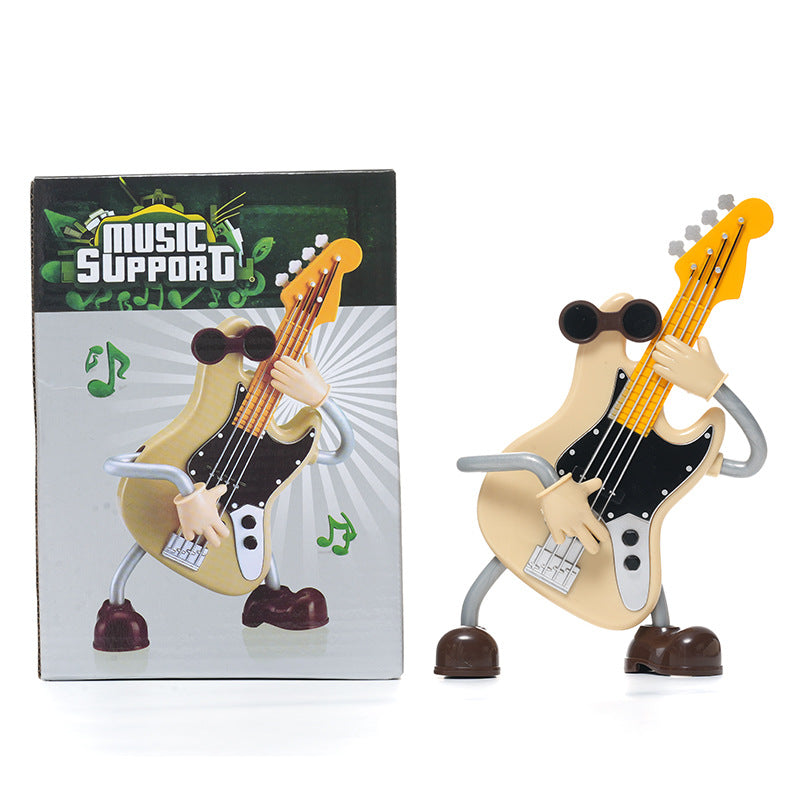 Dancing Musical Instrument Figurines - Wind-Up Guitar & Cello Toys with Moving Parts(Violin) - Image 6