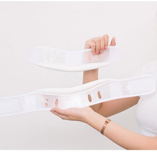 Size M White Adjustable Cervical Collar Neck Brace - Breathable Support for Pain Relief & Posture - Image 8