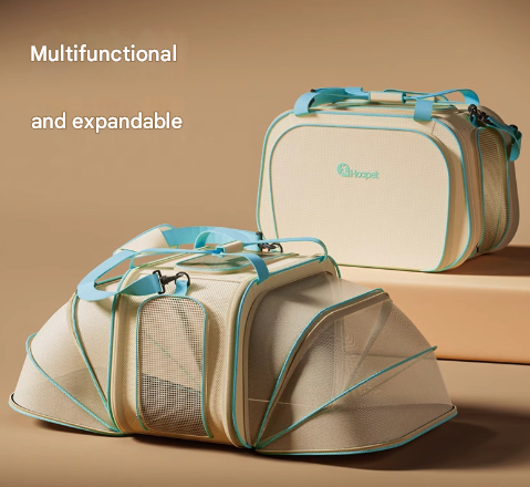 Stylish Portable Pet Backpack - Spacious Pet Carrier with Anti-Stress Design - Image 5