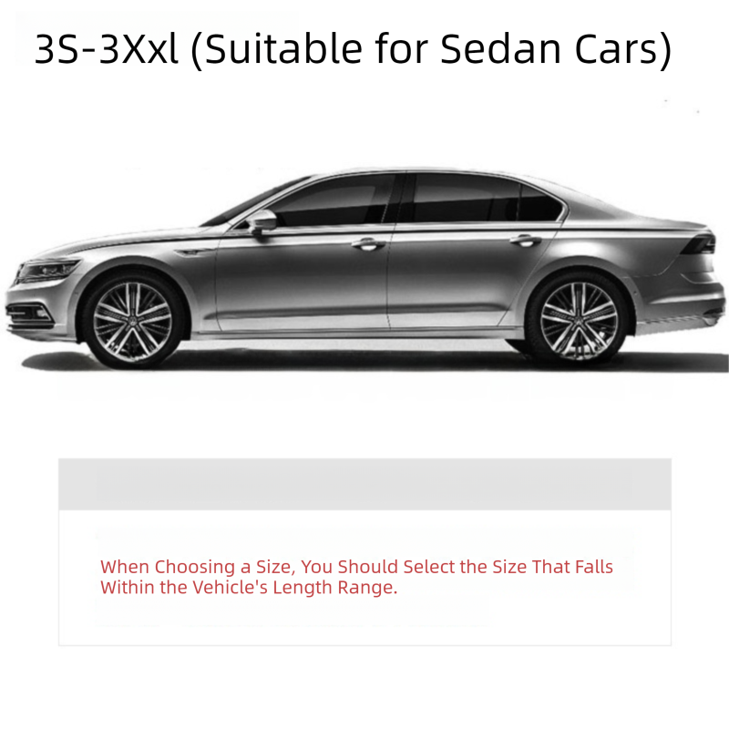 Silver 3S Universal Car Cover – 170T Taffeta Fabric, All-Weather Protection for Cars(4100×1700×1500MM) - Image 5