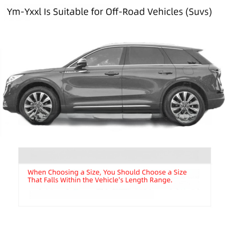 Silver YXL Off-Road Vehicle Cover – 170T taffeta fabric, all-weather vehicle protection(4900×2000×1850MM) - Image 5