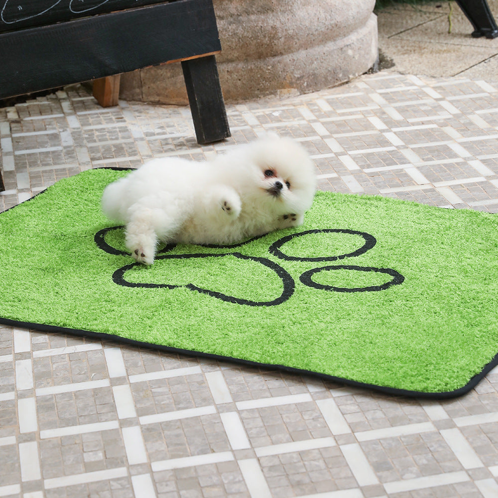 2 Pcs Artificial Grass Pet Mat – Soft, Fast-Drying & Non-Slip Sleeping Pad for Cats and Dogs(90*104cm) - Image 7