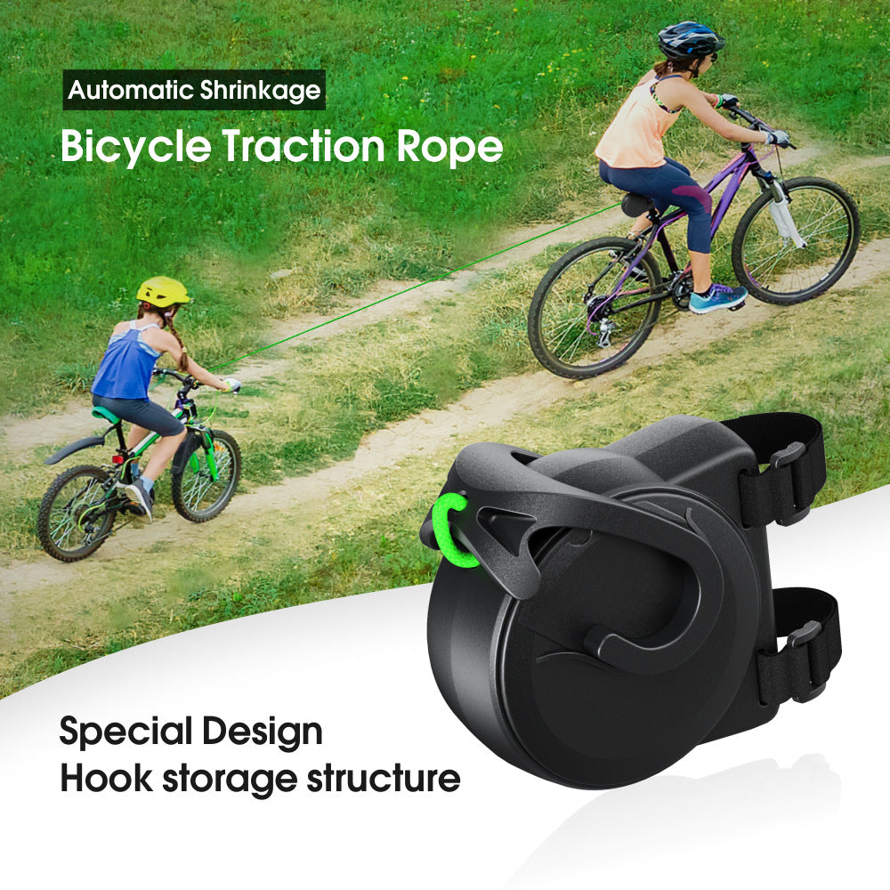 Retractable Bicycle Tow Rope for Kids - Parent-Child Bungee Towing System for Uphill Adventures - Image 6
