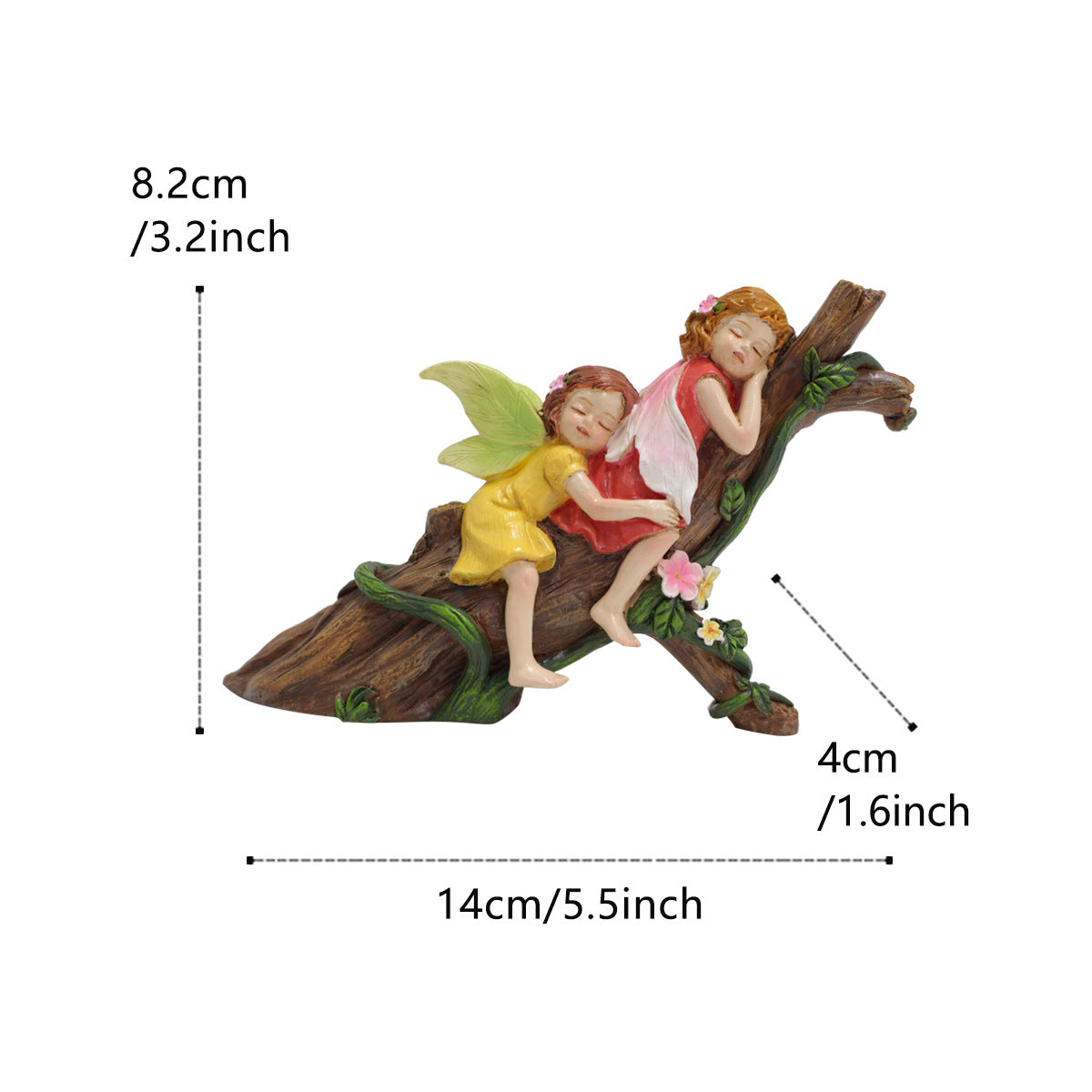 Garden Flower Fairy Resin Craft Ornament - Angel Decoration Micro Landscape - Image 4