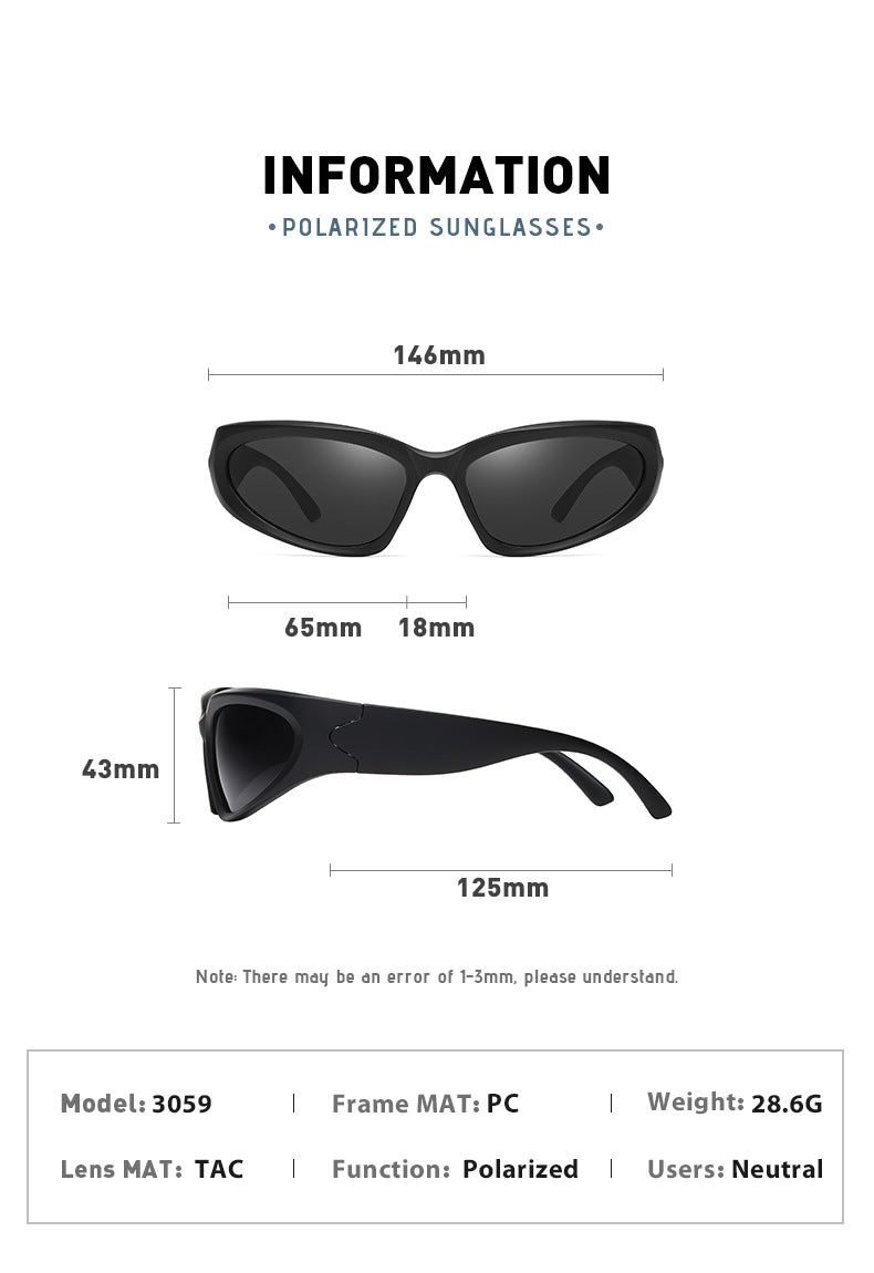 2 Pack Purple Frame + Blue Frame Sports Sunglasses Men Small Frame Cycling Glasses Anti-Glare UV Protection Outdoor Eyewear Ideal for Driving and Running - Image 6