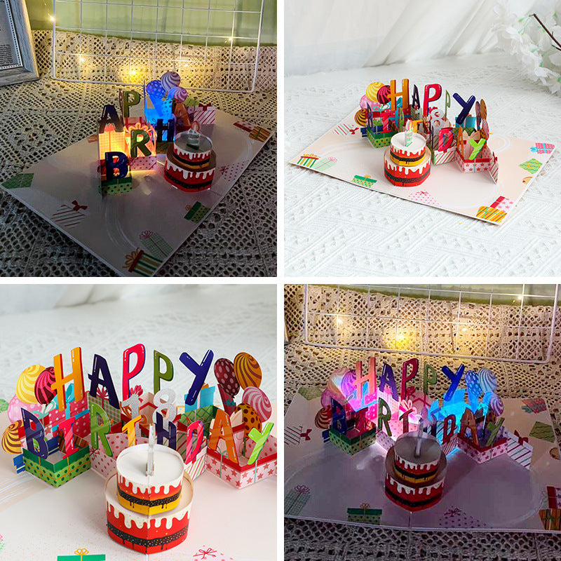 Interactive 3D Pop-Up Birthday Card with Music, Light - Image 5