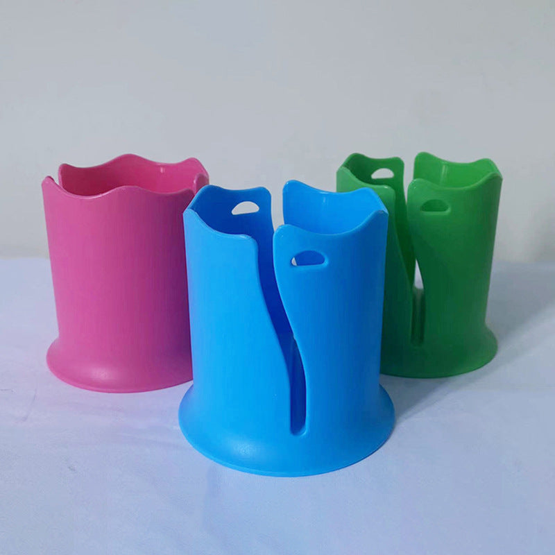 2-Pack Pink Outdoor Surfboard Water Bottle Holder - Portable PP & Silicone Drink Stabilizer for Water Sports - Image 4