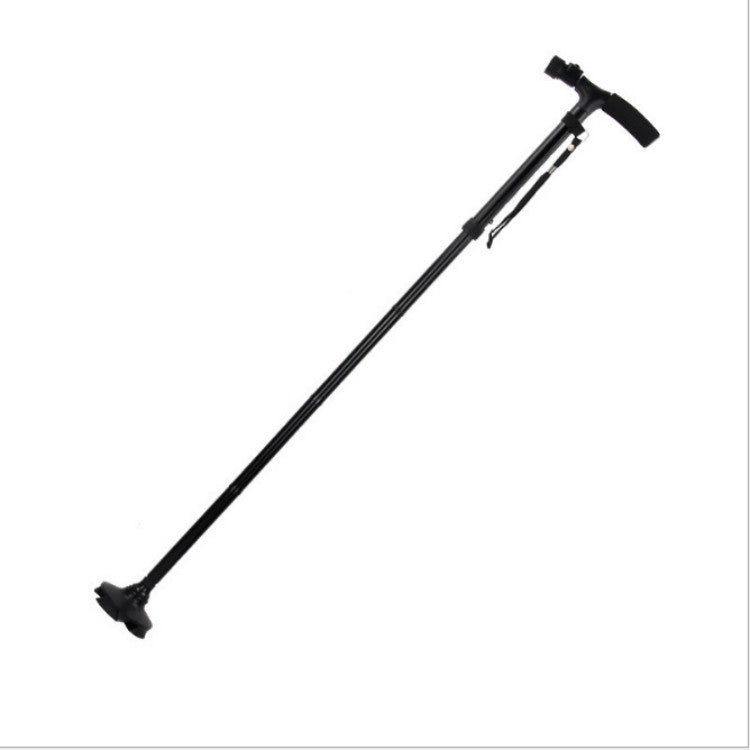 Folding LED Walking Cane with Dual Handle - Adjustable(88-98CM), Anti-Slip 4-Prong Base, and Stand-Up Function for Seniors - Image 5